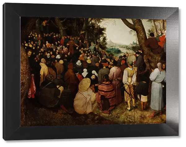 The Sermon of Saint John the Baptist. Artist: Bruegel (Brueghel), Pieter, the Elder (ca 1525-1569)
