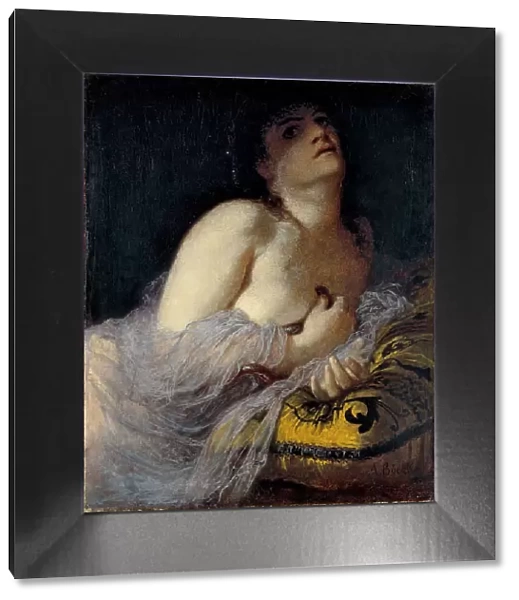 The Death of Cleopatra (first version). Artist: Bocklin, Arnold (1827-1901)