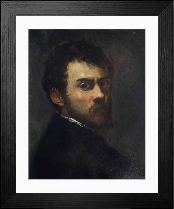 Framed Print : Self-portrait as a young man. Artist: Tintoretto, Jacopo (1518-1594) Framed Print : Self-portrait as a young man. Artist: Tintoretto, Jacopo (1518-1594)