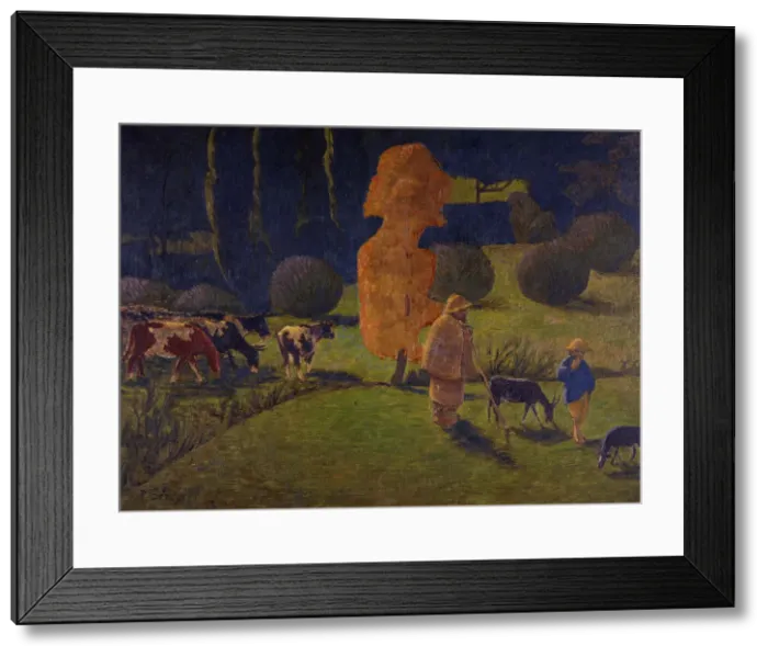 Framed Print : The shepherd Corydon. Artist: Serusier, Paul (1864-1927) Framed Print : The shepherd Corydon. Artist: Serusier, Paul (1864-1927)