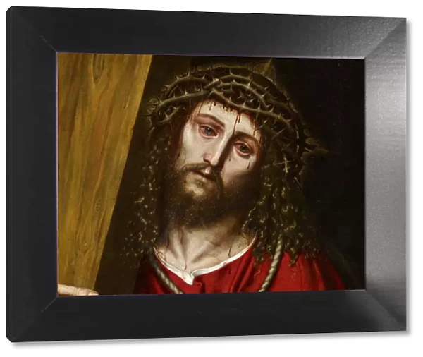 Christ Carrying the Cross. Artist: Frangipane, Niccolo (active 1563-1597)
