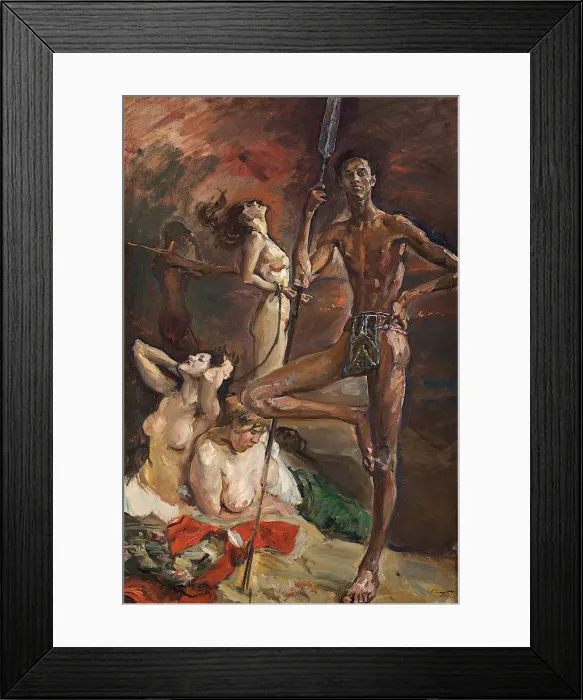 Framed Print : The Winner. Artist: Slevogt, Max (1868-1932) Framed Print : The Winner. Artist: Slevogt, Max (1868-1932)