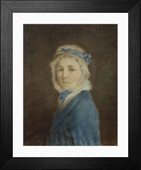 Framed Print : Portrait of Maria Nikiforovna Stromilova, c. 1815. Artist: Venetsianov, Alexei Gavrilovich (1780-1847) Framed Print : Portrait of Maria Nikiforovna Stromilova, c. 1815. Artist: Venetsianov, Alexei Gavrilovich (1780-1847)