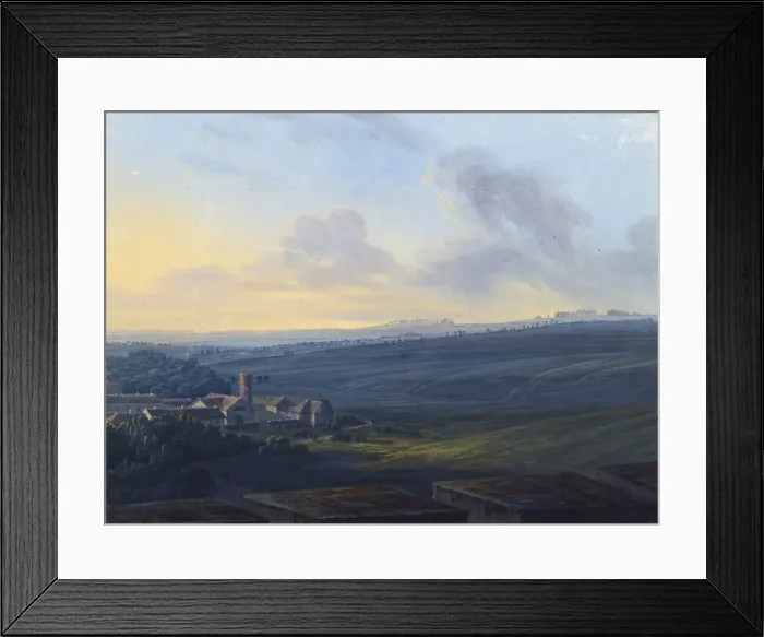 Framed Print : View of Tsarskoye Selo from the White Tower, after 1826. Artist: Zhukovsky, Vasily Andreyevich (1783-1852) Framed Print : View of Tsarskoye Selo from the White Tower, after 1826. Artist: Zhukovsky, Vasily Andreyevich (1783-1852)