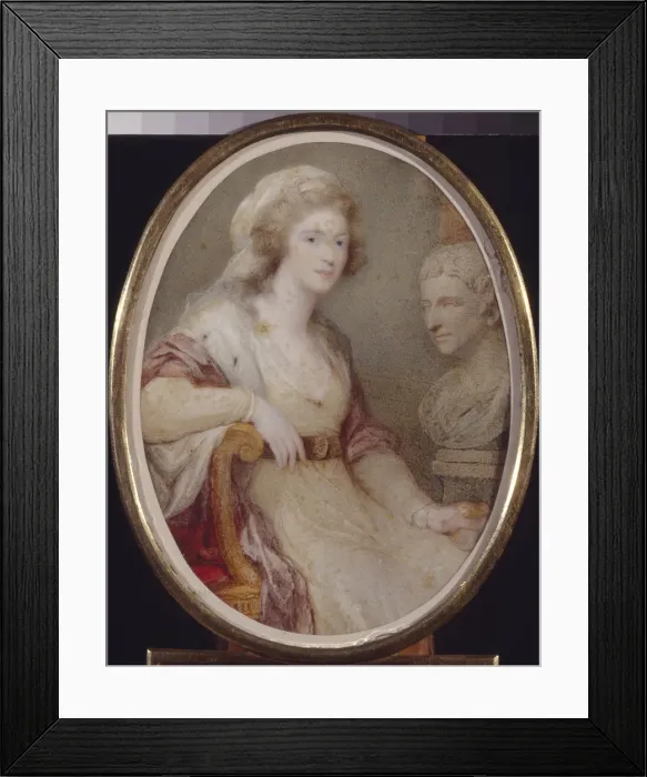 Framed Print : Portrait of Princess Catherine Baryatinskaya (1750-1811). Artist: Kauffmann, Angelika (1741-1807) Framed Print : Portrait of Princess Catherine Baryatinskaya (1750-1811). Artist: Kauffmann, Angelika (1741-1807)