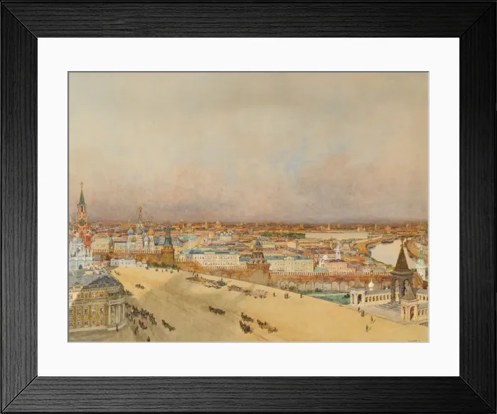 Framed Print : View of Moscow, 1898. Artist: Kopallik, Franz (1860-1931) Framed Print : View of Moscow, 1898. Artist: Kopallik, Franz (1860-1931)