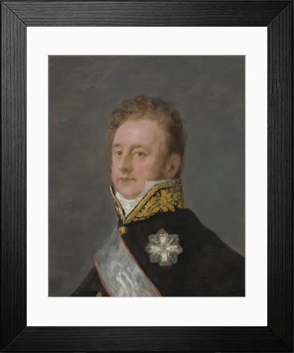 Framed Print : Portrait of Prince Aloys Wenzel von Kaunitz-Rietberg (1774-1848). Artist: Goya, Francisco, de (1746-1828) Framed Print : Portrait of Prince Aloys Wenzel von Kaunitz-Rietberg (1774-1848). Artist: Goya, Francisco, de (1746-1828)