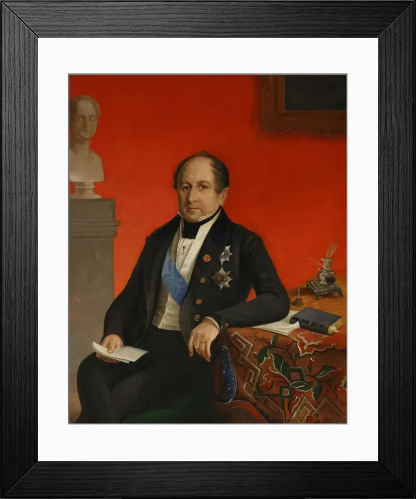 Framed Print : Portrait of Prince Alexander Nikolayevich Golitsyn (1773-1844), Between 1826 and 1834. Artist: Anonymous Framed Print : Portrait of Prince Alexander Nikolayevich Golitsyn (1773-1844), Between 1826 and 1834. Artist: Anonymous
