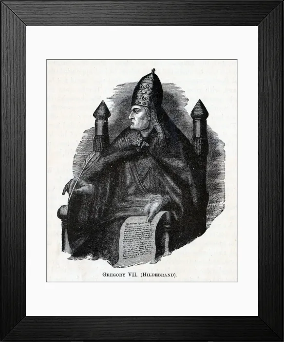 Framed Print : Gregory VII (Hildebrand), 1882. Artist: Anonymous Framed Print : Gregory VII (Hildebrand), 1882. Artist: Anonymous