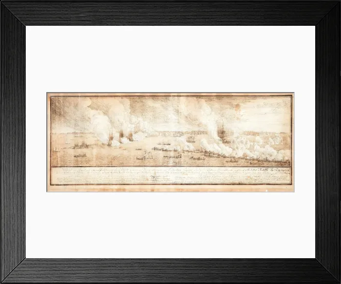 Framed Print : Second Russo-Swedish Battle of Svensksund on 10 July 1790, 1790 Framed Print : Second Russo-Swedish Battle of Svensksund on 10 July 1790, 1790