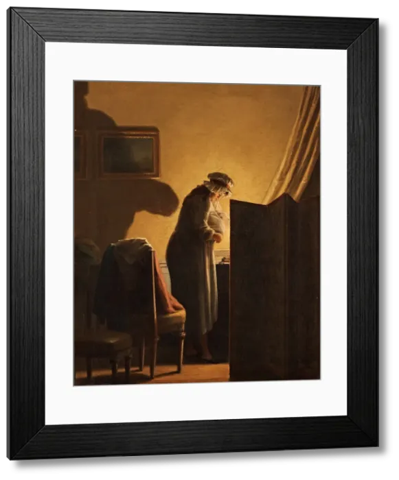 Framed Print : A boudoir scene Framed Print : A boudoir scene