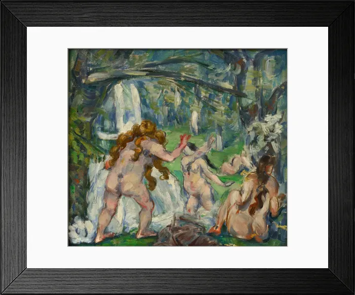 Framed Print : Three Bathers, c. 1875 Framed Print : Three Bathers, c. 1875