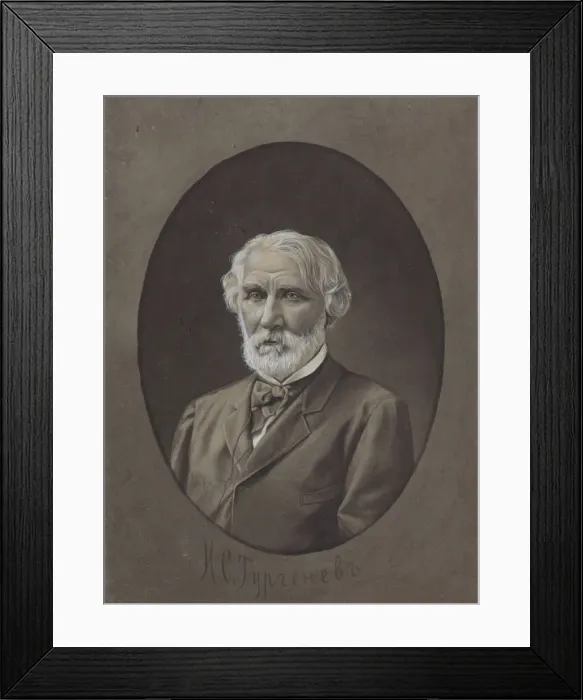 Framed Print : Portrait of the author Ivan Sergeyevich Turgenev (1818-1883), 1883 Framed Print : Portrait of the author Ivan Sergeyevich Turgenev (1818-1883), 1883