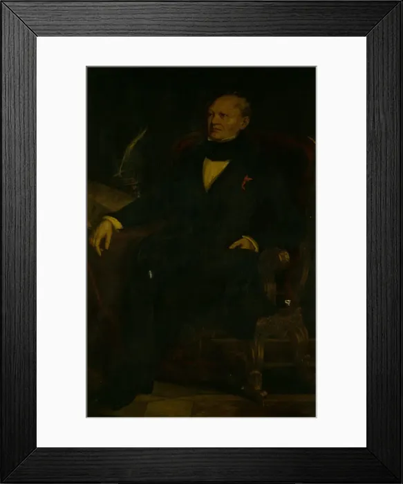 Framed Print : Portrait of the composer Francois Antoine Habeneck (1781-1849) Framed Print : Portrait of the composer Francois Antoine Habeneck (1781-1849)