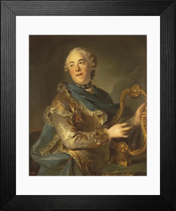 Framed Print : Portrait of the singer and composer Pierre de Jelyotte (1713-1797) Framed Print : Portrait of the singer and composer Pierre de Jelyotte (1713-1797)