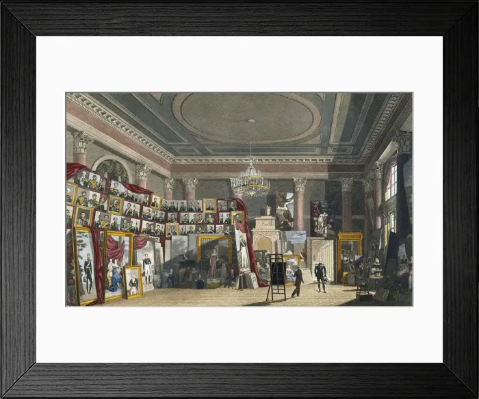 Framed Print : Emperor Alexander I in the studio of George Dawe in the Winter Palace Framed Print : Emperor Alexander I in the studio of George Dawe in the Winter Palace