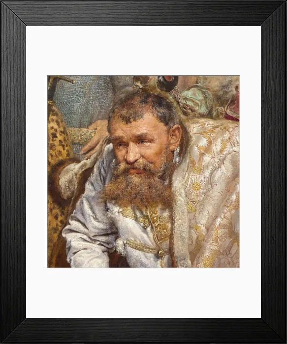 Framed Print : Stephen Bathory at Pskov. Detail: Grigory Nashchokin Framed Print : Stephen Bathory at Pskov. Detail: Grigory Nashchokin