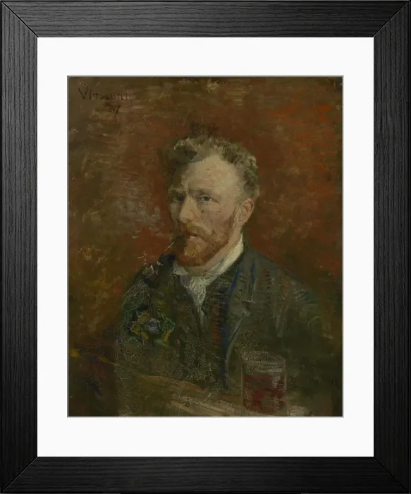 Framed Print : Self-Portrait with Glass Framed Print : Self-Portrait with Glass
