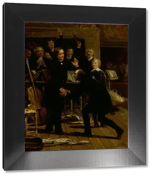 Homage of Paganini to Berlioz at the concert of December 16, 1838