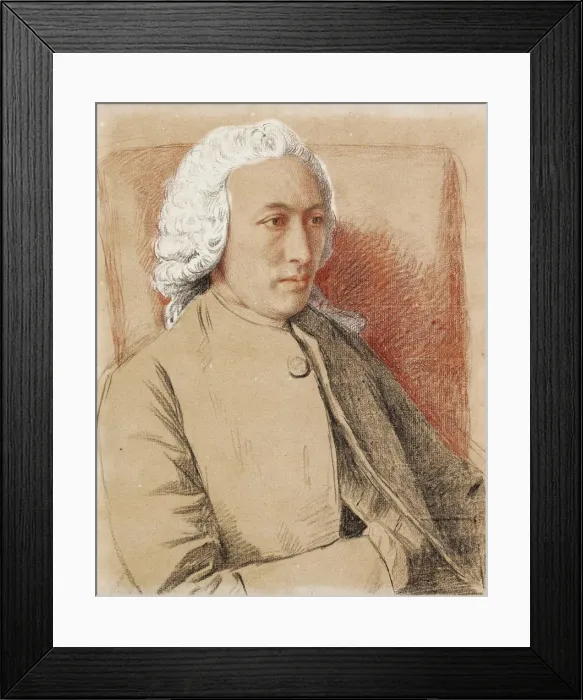 Framed Print : Portrait of Charles Bonnet (1720-1793) Framed Print : Portrait of Charles Bonnet (1720-1793)