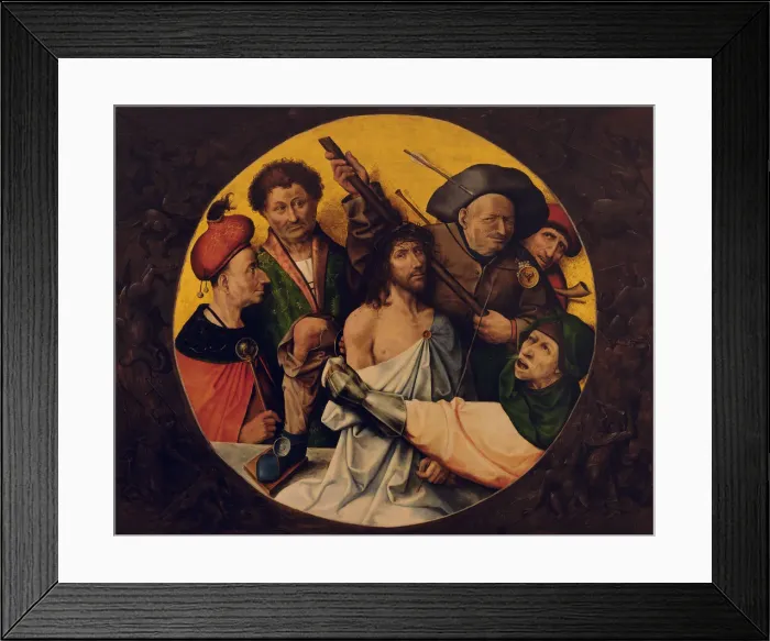 Framed Print : Christ Crowned with Thorns, Early16th cen Framed Print : Christ Crowned with Thorns, Early16th cen