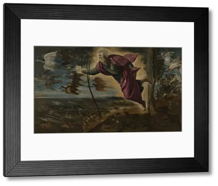 Framed Print : The Creation of the Animals, 1550-1552 Framed Print : The Creation of the Animals, 1550-1552