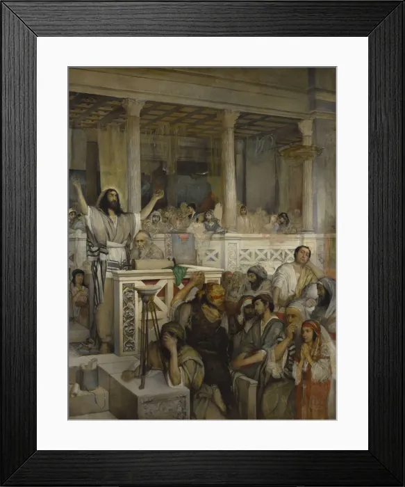 Framed Print : Christ Preaching at Capernaum, 1878-1879 Framed Print : Christ Preaching at Capernaum, 1878-1879