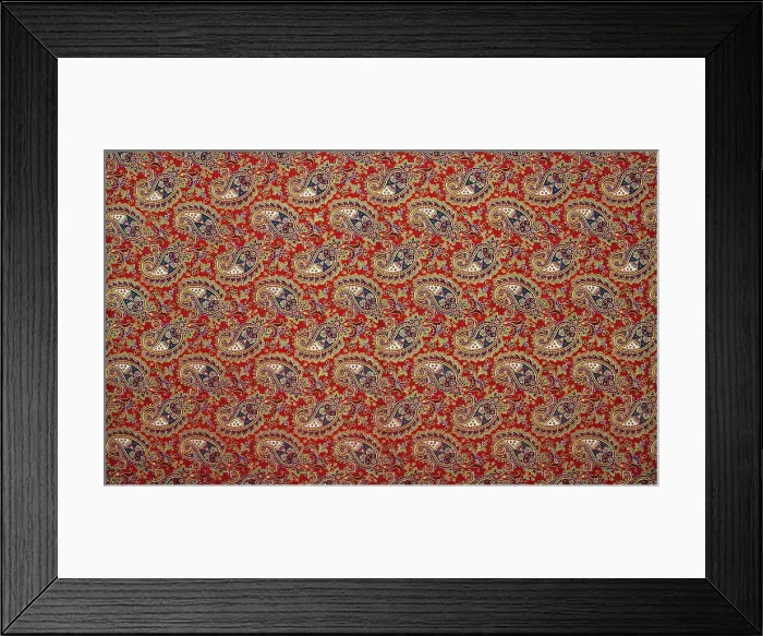 Framed Print : Calico, End of 19th-Early 20th cen Framed Print : Calico, End of 19th-Early 20th cen