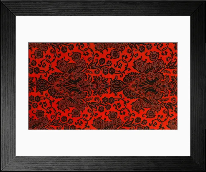 Framed Print : Calico, End of 19th-Early 20th cen Framed Print : Calico, End of 19th-Early 20th cen