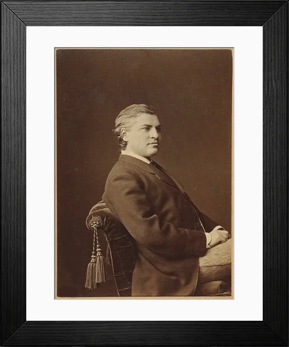 Framed Print : Portrait of the opera singer Ivan Alexandrovich Melnikov (1832-1906), 1880s Framed Print : Portrait of the opera singer Ivan Alexandrovich Melnikov (1832-1906), 1880s