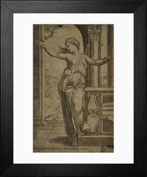 Framed Print : Lucretia, 1541 Framed Print : Lucretia, 1541