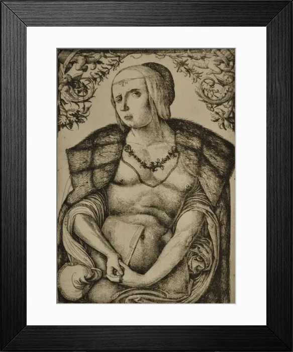 Framed Print : Lucretia, ca 1515 Framed Print : Lucretia, ca 1515