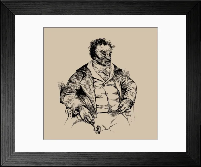 Framed Print : Portrait of Ernst Theodor Amadeus Hoffmann (1776-1822) Framed Print : Portrait of Ernst Theodor Amadeus Hoffmann (1776-1822)