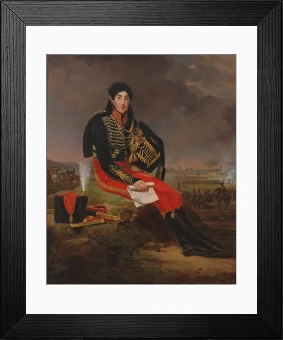 Framed Print : Baron Alphonse de Chavanges (1791-1831), 1812 Framed Print : Baron Alphonse de Chavanges (1791-1831), 1812