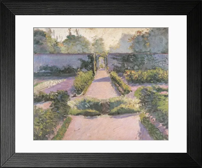 Framed Print : The Kitchen Garden, Yerres, 1877 Framed Print : The Kitchen Garden, Yerres, 1877