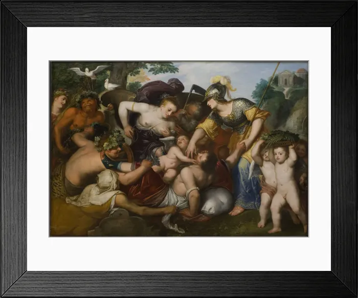 Framed Print : Allegory of the Temptations of Youth Framed Print : Allegory of the Temptations of Youth