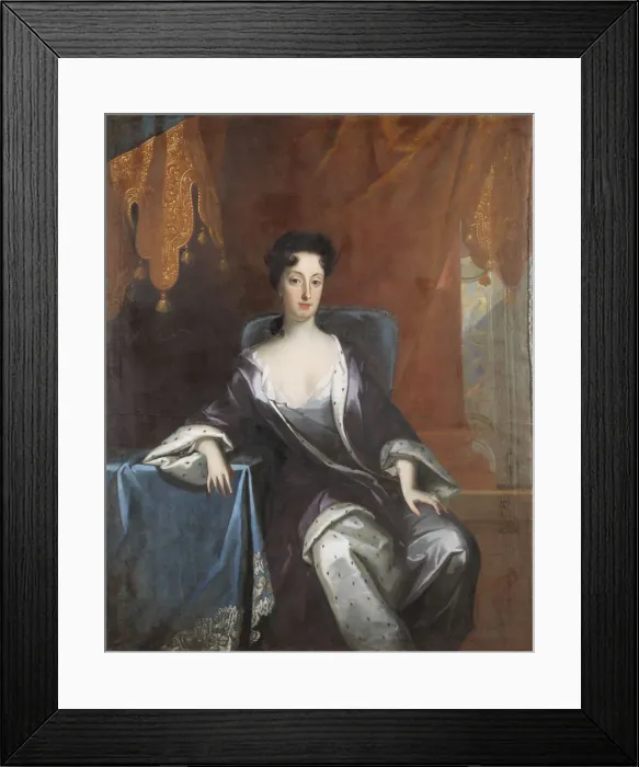 Framed Print : Portrait of Duchess Hedvig Sophia of Holstein-Gottorp (1681-1708), Queen of Sweden, um 1700 Framed Print : Portrait of Duchess Hedvig Sophia of Holstein-Gottorp (1681-1708), Queen of Sweden, um 1700