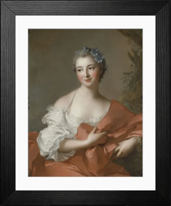 Framed Print : Elisabeth-Louise Marquise de L Hopital (1721-1767), nee de Boullongne Framed Print : Elisabeth-Louise Marquise de L Hopital (1721-1767), nee de Boullongne