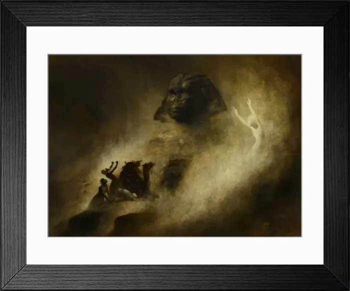 Framed Print : The Great Sphinx of Giza, 1903 Framed Print : The Great Sphinx of Giza, 1903