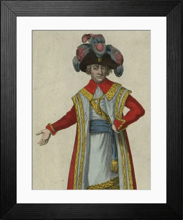 Framed Print : Paul de Barras (1755-1829), 1790s Framed Print : Paul de Barras (1755-1829), 1790s