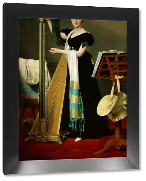 Portrait of Juliette de Villeneuve (1802-1840), niece of Julie Clary-Bonaparte, 1824