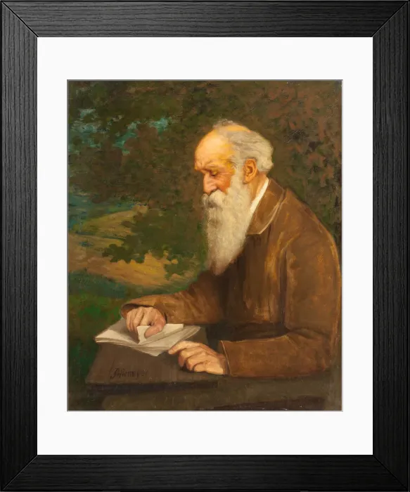 Framed Print : Portrait of the poet Henry Wadsworth Longfellow (1807-1882) Framed Print : Portrait of the poet Henry Wadsworth Longfellow (1807-1882)