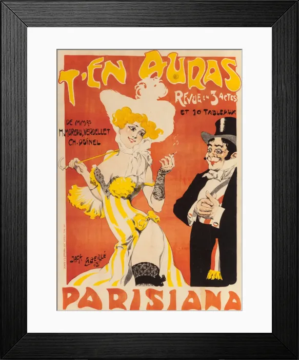 Framed Print : T en auras. Revue en 3 actes, 1903 Framed Print : T en auras. Revue en 3 actes, 1903