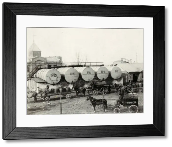 Framed Print : The Nobel Brothers Petroleum Company in Baku, 1890s Framed Print : The Nobel Brothers Petroleum Company in Baku, 1890s