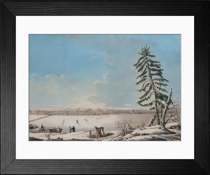 Framed Print : Saint Petersburg: View over the Neva River, Early 1800s. Artist: Anonymous Framed Print : Saint Petersburg: View over the Neva River, Early 1800s. Artist: Anonymous