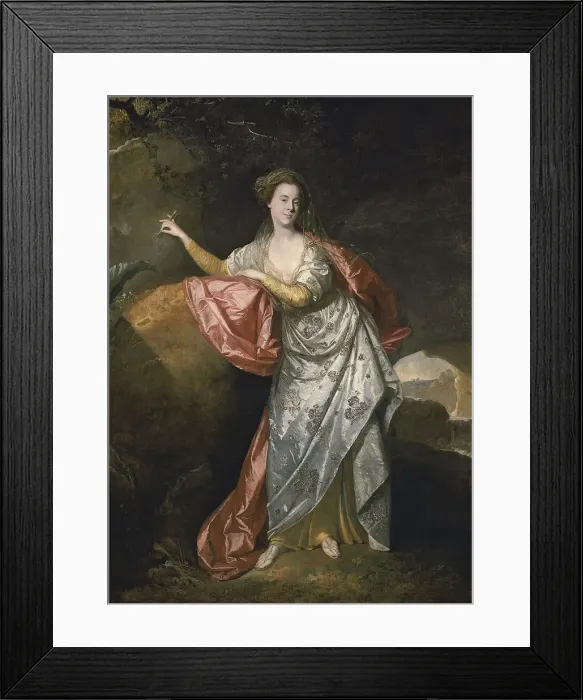 Framed Print : Ann Cargill (nee Brown) as Miranda in The Tempest by Shakespeare. London, Covent Garden Theatre. Artist: Zoffani, Johann (1733-1810) Framed Print : Ann Cargill (nee Brown) as Miranda in The Tempest by Shakespeare. London, Covent Garden Theatre. Artist: Zoffani, Johann (1733-1810)