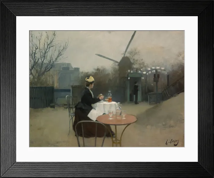 Framed Print : Plein air. Artist: Casas, Ramon (1866-1932) Framed Print : Plein air. Artist: Casas, Ramon (1866-1932)