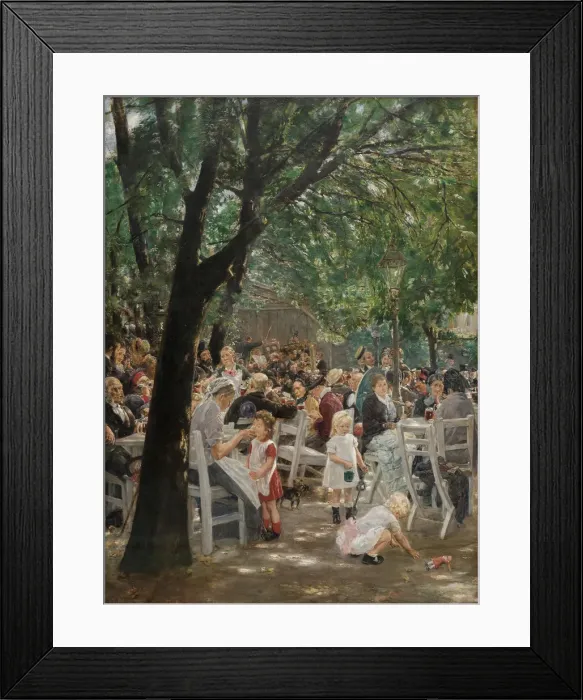 Framed Print : Munich beer garden Framed Print : Munich beer garden