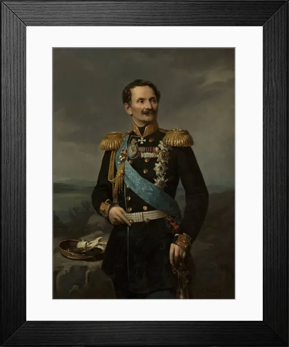 Framed Print : Portrait of the Field Marshal Count Friedrich Wilhelm von Berg (1794-1874) Framed Print : Portrait of the Field Marshal Count Friedrich Wilhelm von Berg (1794-1874)