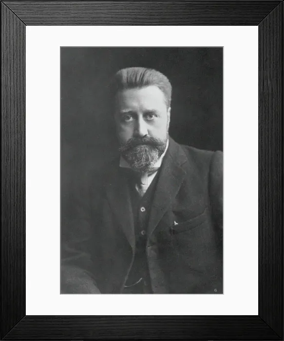 Framed Print : Portrait of the composer Sir Granville Bantock (1868-1946) Framed Print : Portrait of the composer Sir Granville Bantock (1868-1946)